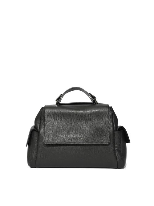 Borsa Sveva Sense Cargo Small a mano in pelle con tracolla Nero ORCIANI | B01999 SCRNER